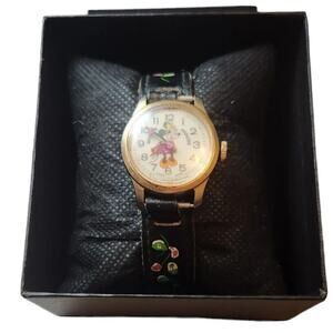 Minnie Mouse Vintage Rare Red Glove Hands Women's Watch Pre-owned